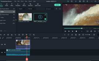 Как сделать затухание звука в movavi video editor