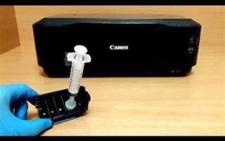 Как снять печатающую головку canon pixma ip7240