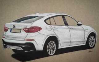 Как нарисовать bmw x4