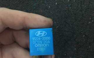 Где расположено реле стеклоочистителя hyundai accent 1