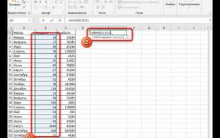Как исключить значение из диапазона в excel