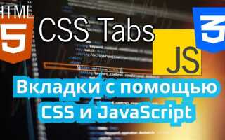 Как сделать дополнительные закладки на сайте html