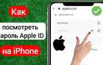 Где посмотреть пароль от apple id на iphone