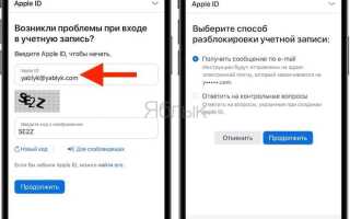 Как изменить пароль apple id