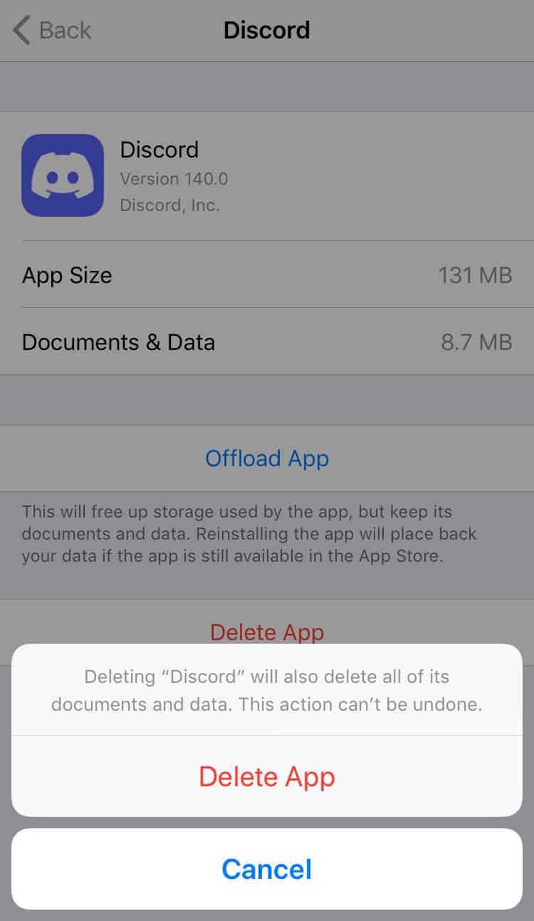Как восстановить настройки Discord по умолчанию на мобильном
