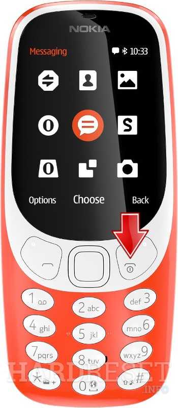 Что происходит при сбросе настроек на Nokia 3310