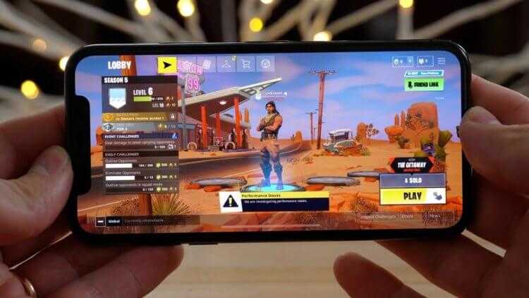 Обновление устройства для корректной работы Fortnite