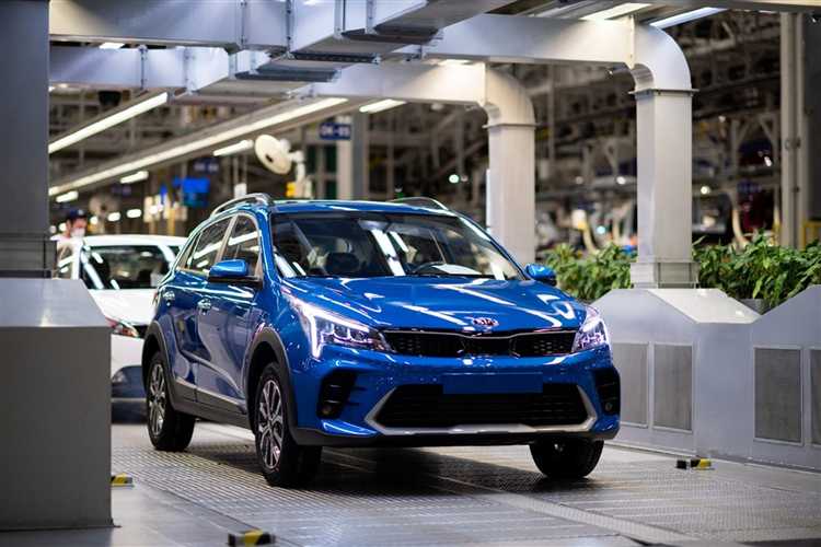 Производственная площадка Kia Rio X в Санкт-Петербурге