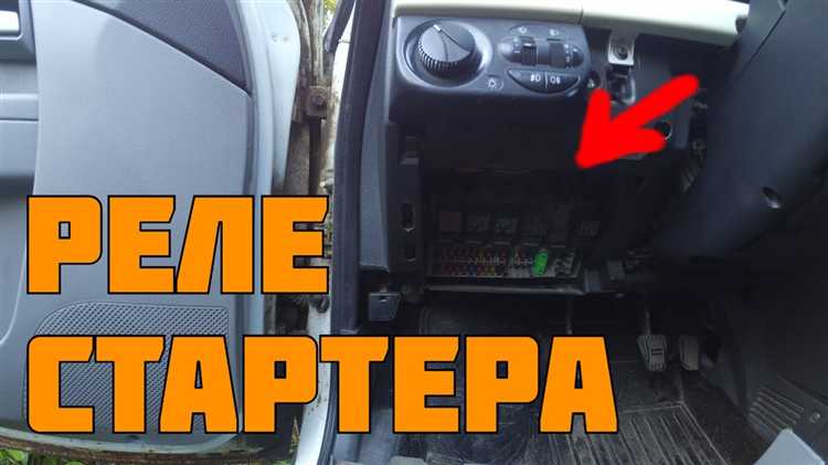 Где находится реле стартера Нива Chevrolet?