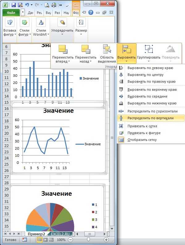 Изменение стиля и шрифта элементов легенды