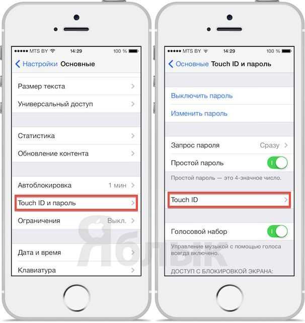 Как настроить touch id на iphone 11
