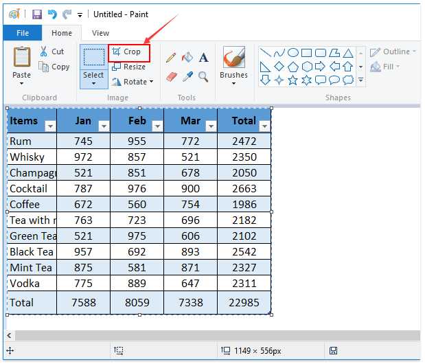 Как сохранить таблицу в excel как картинку