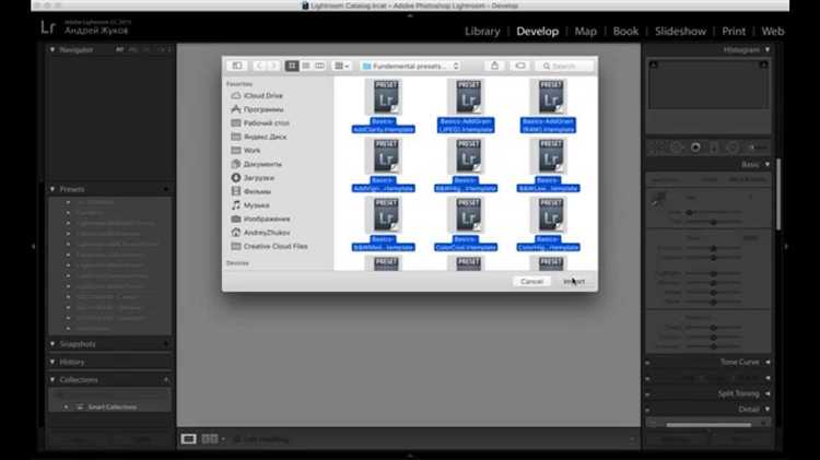 Где хранятся пресеты lightroom mac os Где хранятся пресеты lightroom mac os