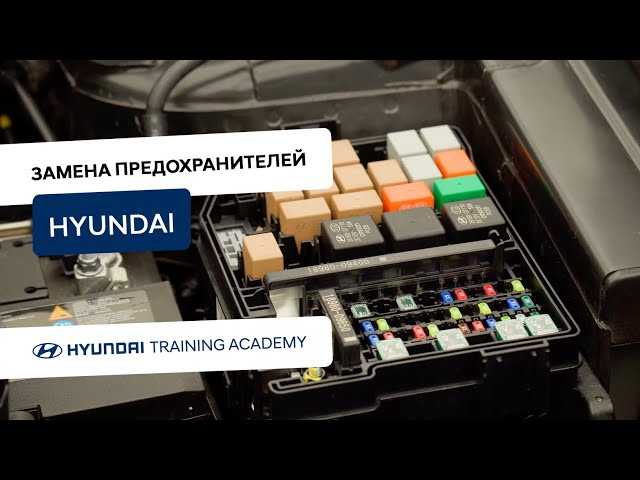 Обозначение предохранителя на крышке блока