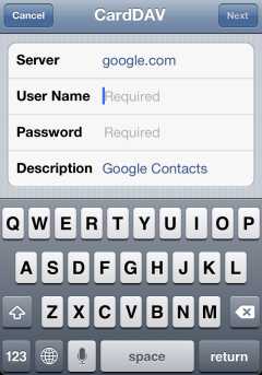 Настройка синхронизации контактов на Android и iOS