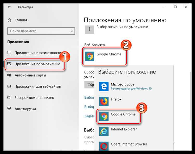 Установка галочки «Использовать по умолчанию»