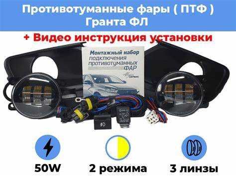 Расположение переключателя противотуманных фар